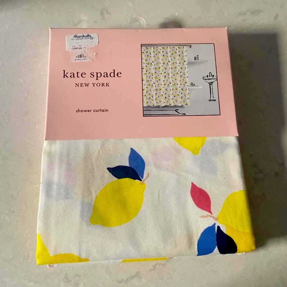 Kate Spade Lemon Zest Shower Curtain